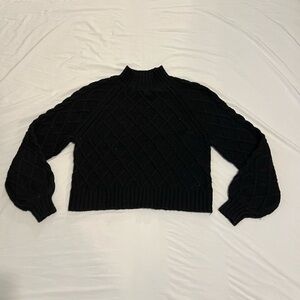 American Eagle Outfitters Black Turtleneck Sweater